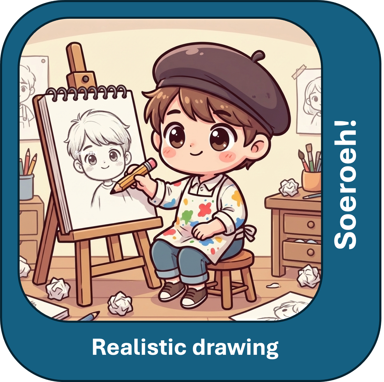 Lukis wajah - Per Gambar